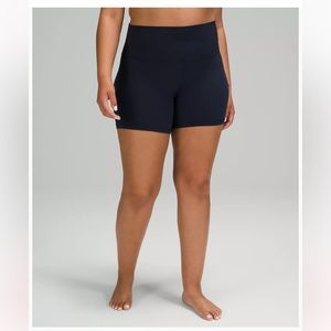 lululemon Navy Align High-Rise Bike Short 6" Size 8
